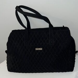 Vera Bradley quilted overnight tote bag
